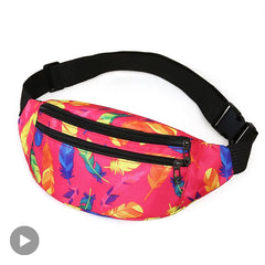 Waist Fanny Pack Bag Crossbody Handbag Kangaroo Banana