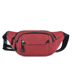 Casual Large Capacity Phone Belt Bag Pouch Canvas Travel Hip Bags