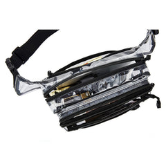 Waterproof Transparent Waist Pack with Zipper Closure