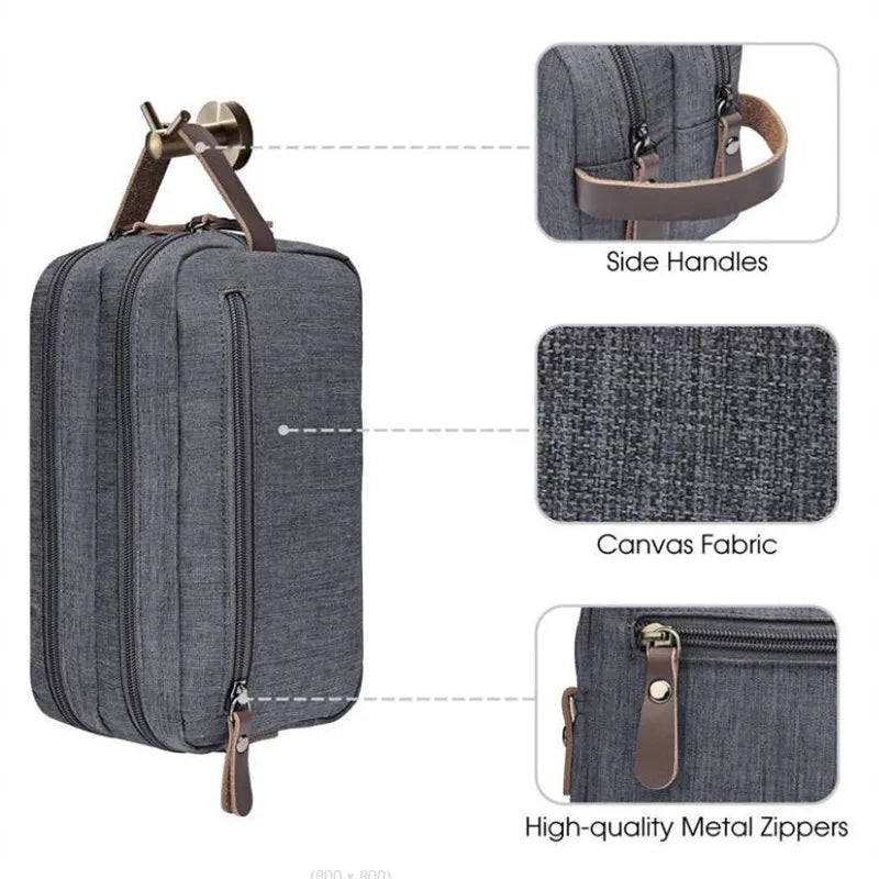 Men Women Wash Cosmetic Bag Travel Waterproof Portable Toiletries Organizer