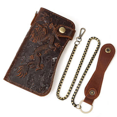 Men Women Leather Clutch Wallet Business Portomonee Purse