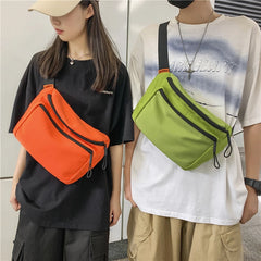 Unisex Hip Hop Waist Bag Shoulder Crossbody Bag Chest Bag