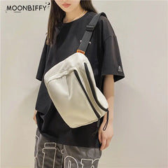 Unisex Hip Hop Waist Bag Shoulder Crossbody Bag Chest Bag