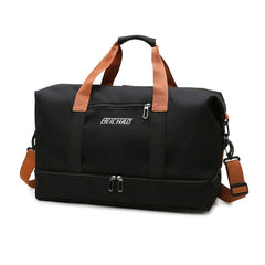 Travel Bag with Shoe Compartment Sport Tote Handbag Large Capacity Weekender