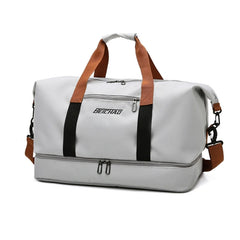 Travel Bag with Shoe Compartment Sport Tote Handbag Large Capacity Weekender
