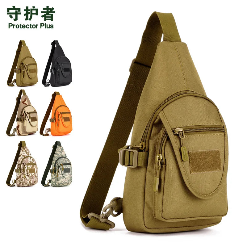Men Women Chest Pack Shoulder Bag Travel Bag Camouflage Wave Packet A3190
