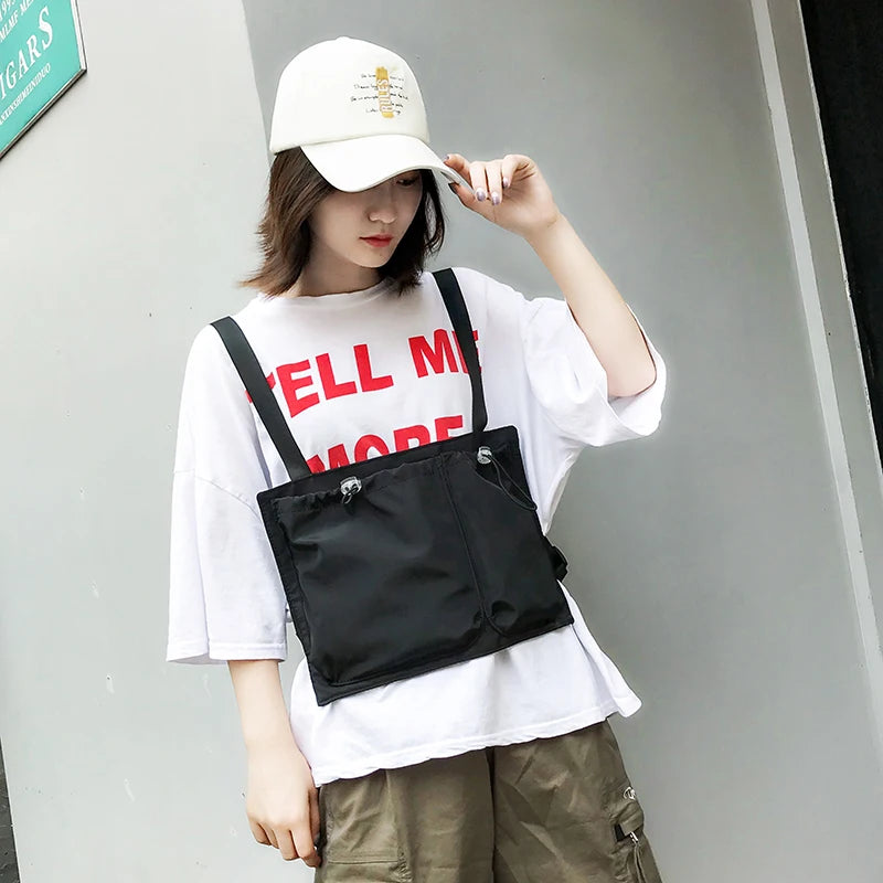 Tactical Shoulder Bag Chest Equipment Bag Hip Hop Street Clothing