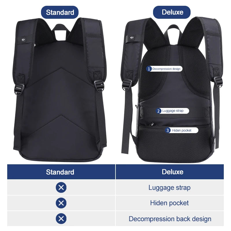 Men's College Laptop Backpack for Teenager Schoolbags Boys