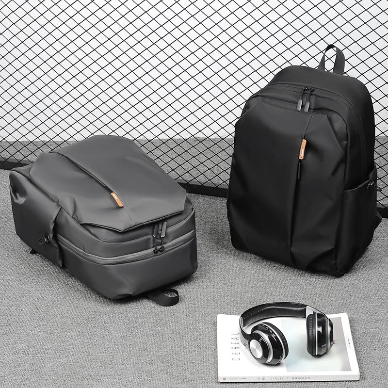 Men's Business Casual Laptop Backpack 15.6 Inch Travel Bag