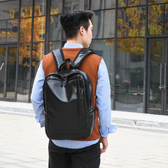 Men's Business Laptop Backpack 15.6 Inch Waterproof College Schoolbag