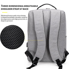 Men's Multi-Compartment Backpack for Travel Business Oxford Bag