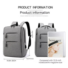 Men's Multi-Compartment Backpack for Travel Business Oxford Bag
