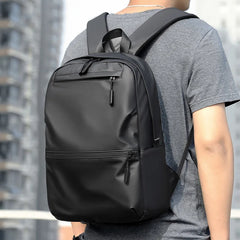 Men's Commuter Laptop Backpack Waterproof Square Bag