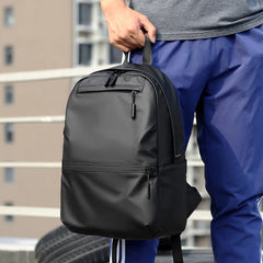 Men's Commuter Laptop Backpack Waterproof Square Bag