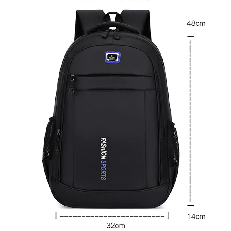 Men's Backpack Waterproof Travel Large Capacity Students School Bag