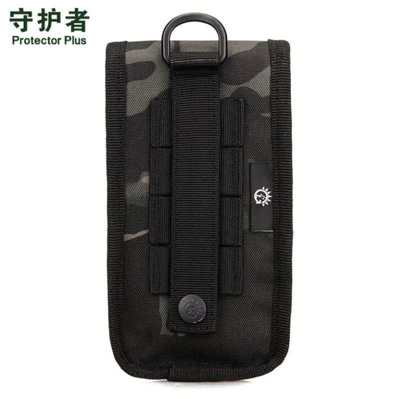 Men's Waterproof Nylon Camo Messenger Bag 5.8-inch Mobile Crossbody Handbag Mini