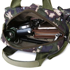 Men's Waterproof Nylon Camouflage Messenger Bag