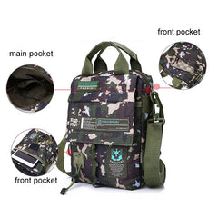 Men's Waterproof Nylon Camouflage Messenger Bag