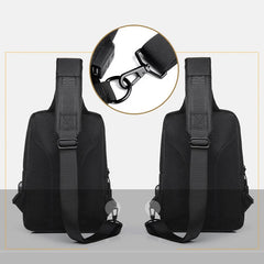 Men's Shoulder Bag USB Charging Anti-Theft Waterproof Crossbody Bag