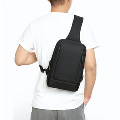 Men's Shoulder Bag USB Charging Anti-Theft Waterproof Crossbody Bag