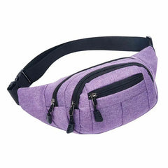 Men's Waterproof Outdoor Sports Bag Canvas Waist Fanny Pouch