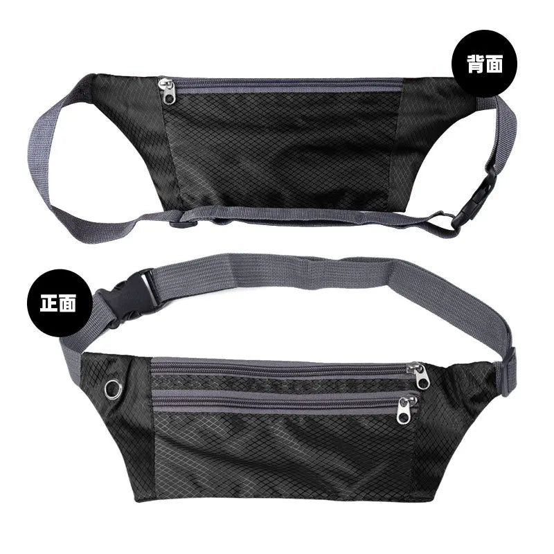 Men's Waterproof Outdoor Sports Bag Canvas Waist Pouch