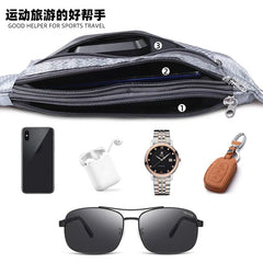 Men's Waterproof Outdoor Sports Bag Canvas Waist Pouch