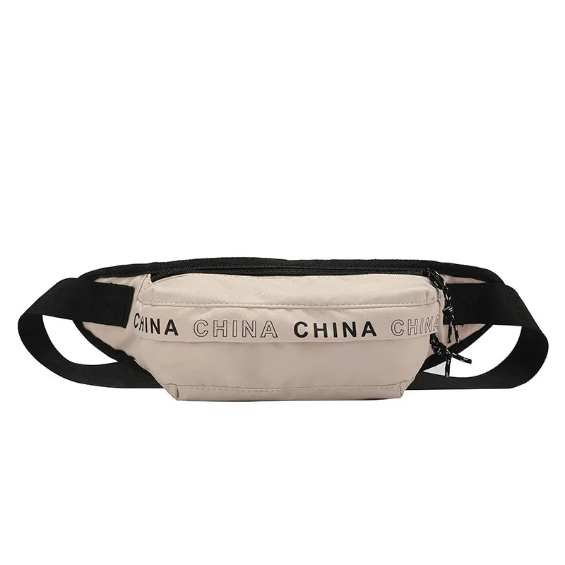 Men's Waterproof Sports Bag Waist Bag Canvas Pouch