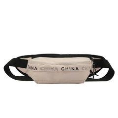 Men's Waterproof Sports Bag Waist Bag Canvas Pouch