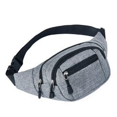 Men's Waterproof Outdoor Sports Bag Canvas Waist Fanny Pouch