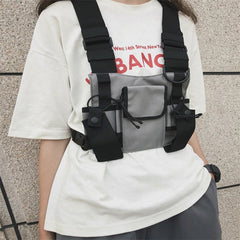Men's Chest Bag Cross Backpack Streetwear Feature Pack Military Tactical