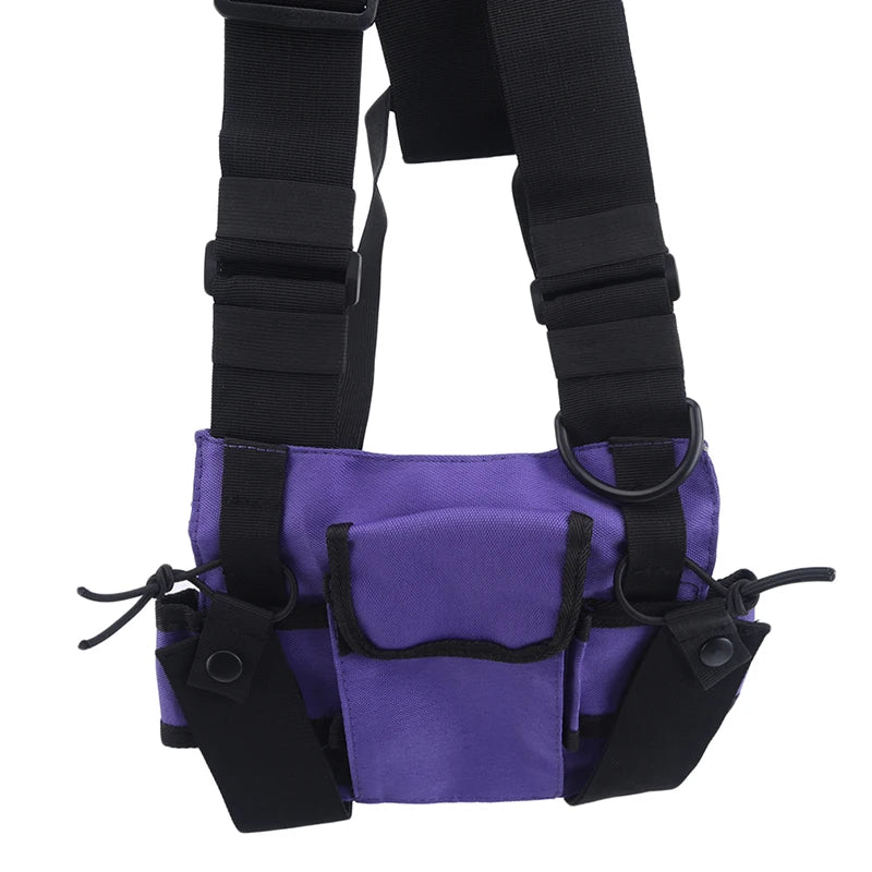 Men's Chest Bag Cross Backpack Streetwear Feature Pack Military Tactical