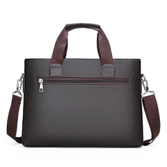 Men's PU Leather Briefcase Business Bag Shoulder Bag Office Handbag