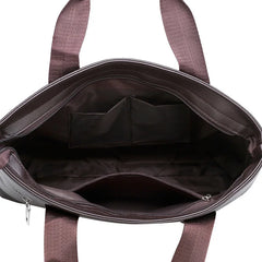 Men's PU Leather Briefcase Business Bag Shoulder Bag Office Handbag