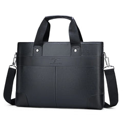 Men's PU Leather Briefcase Business Bag Shoulder Bag Office Handbag