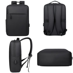 Men's Business Backpack Nylon Laptop 15.6 Inch Waterproof Travel Bag