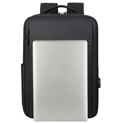 Men's Business Backpack Nylon Laptop 15.6 Inch Waterproof Travel Bag