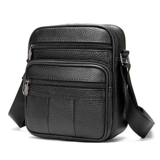Men's Leather Business Shoulder Bag Crossbody Retro Casual