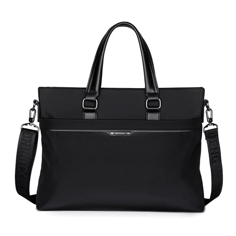 Men's Oxford Business Briefcase Single Strap Laptop Bag