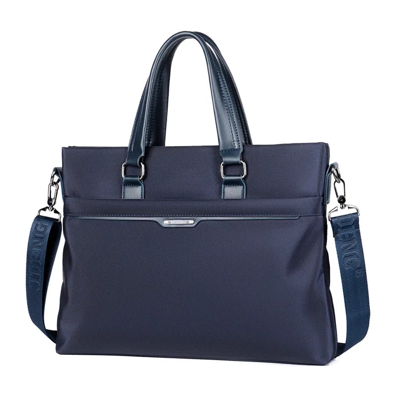 Men's Oxford Business Briefcase Single Strap Laptop Bag