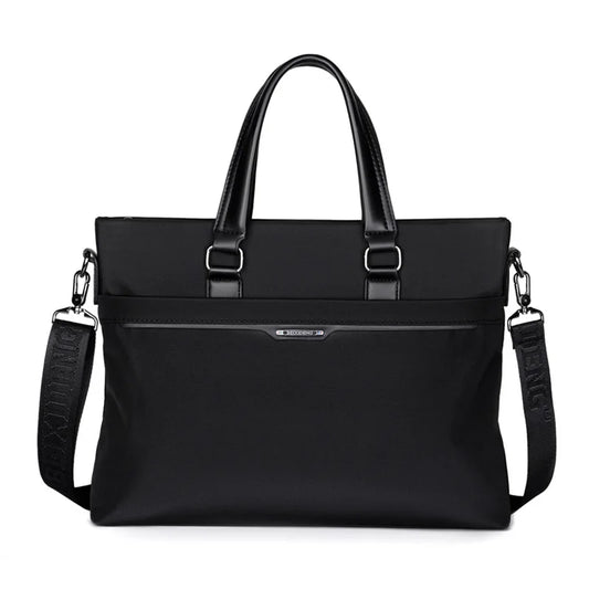Men's Oxford Business Briefcase Single Strap Laptop Bag