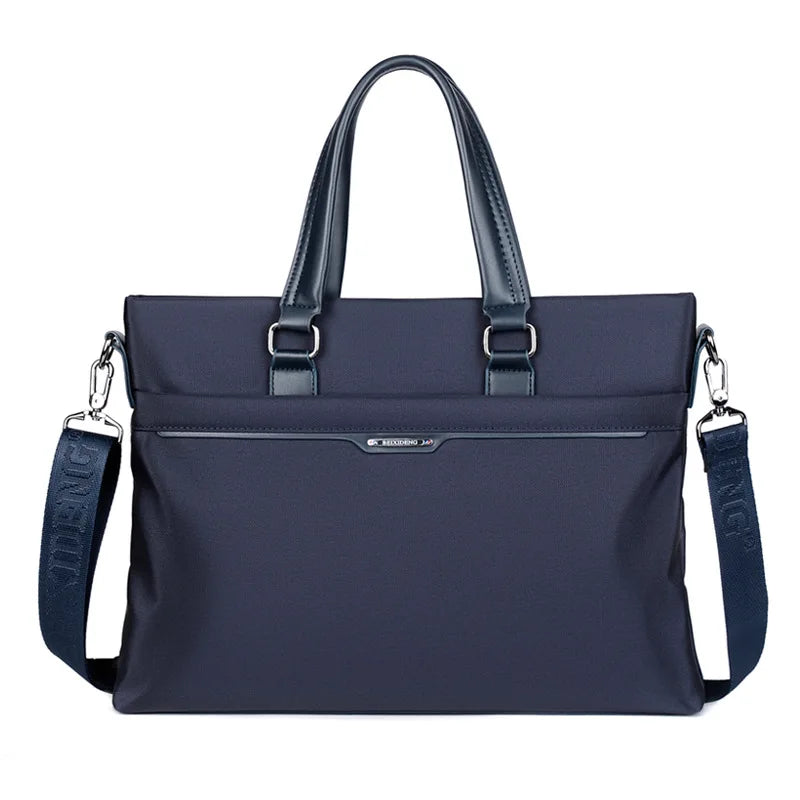 Men's Oxford Business Briefcase Single Strap Laptop Bag