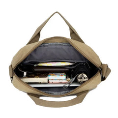 Men's Canvas Crossbody Hiking Military Messenger Sling Shoulder Bag
