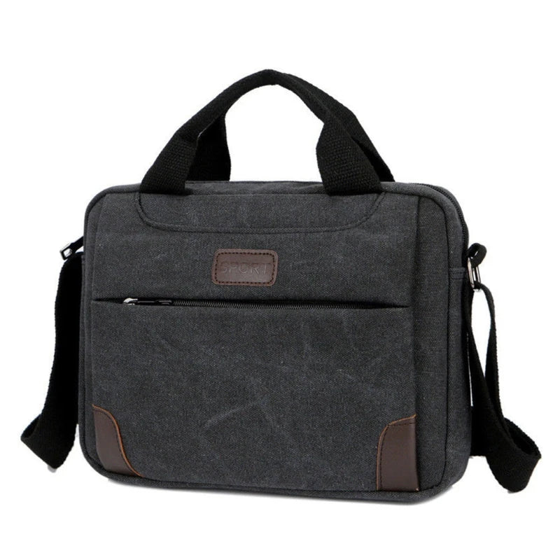 Men's Canvas Crossbody Hiking Military Messenger Sling Bag