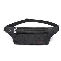 Canvas Mobile Phone Waist Bag Outdoor Sports Mountaineering Running Bag