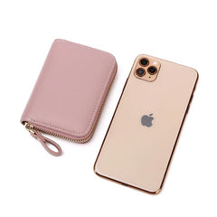 RFID Anti-theft Card Wallet Zipper Small Driver's Bag