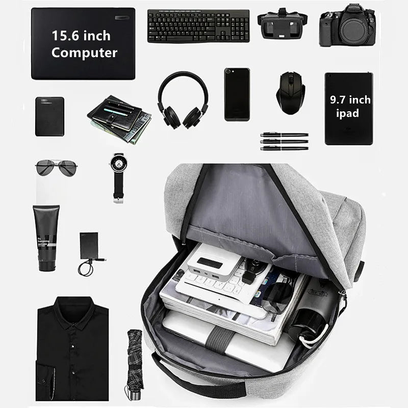 Men's Casual School Bag Laptop Backpack Large Ladies Backpack