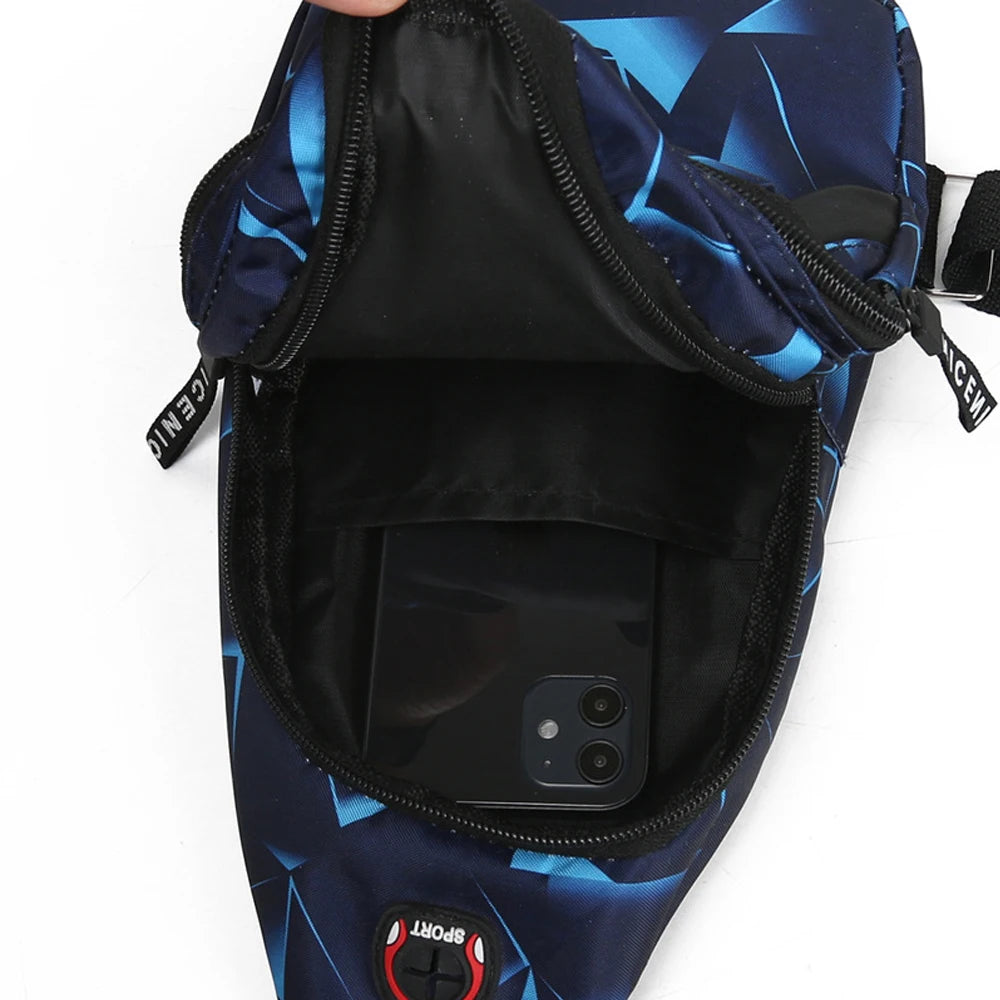 Men's Chest Bag Messenger Bag Shoulder Bag Lightweight Outdoor Sports Travel