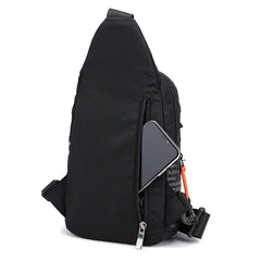 Men's Waterproof Chest Bag Casual Sports Crossbody Messenger Pack