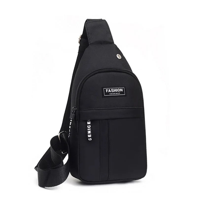 Men's Chest Bags Casual Waist Bags Short Trip Travel Carry Bags